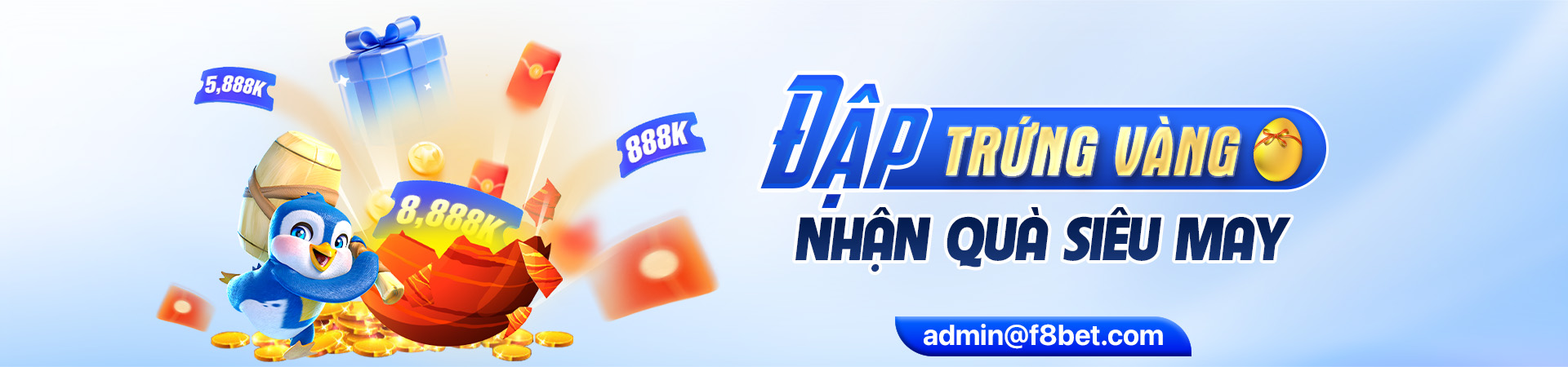 f8bet banner sự kiện đập trứng vàng